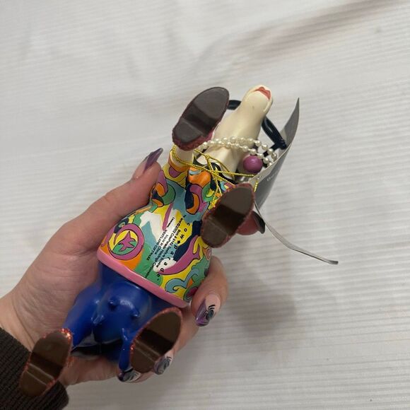 Vintage 2002 Westland Giftware Cow Parade BEEHIVE BOVINE Resin Figurine - Picture 6 of 7